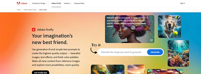 Adobe Firefly Image Generator