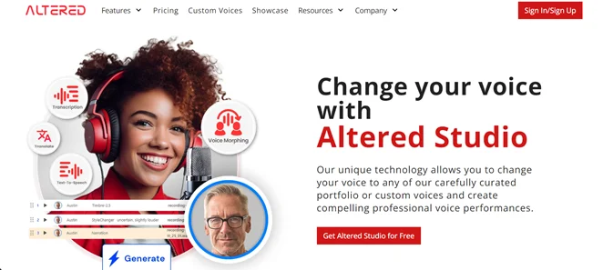 Altered - Professional AI Voice Changer