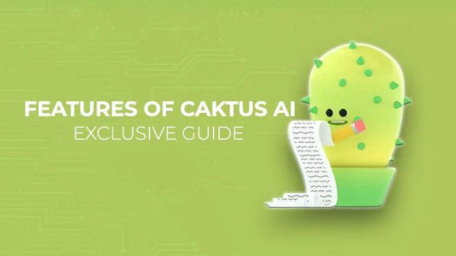 features of caktus ai