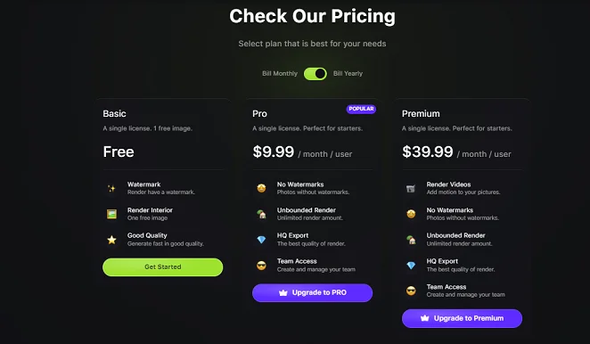 Design Sense AI Pricing