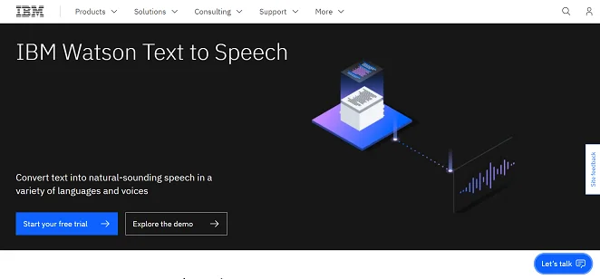 IBM Watson Text to Speech