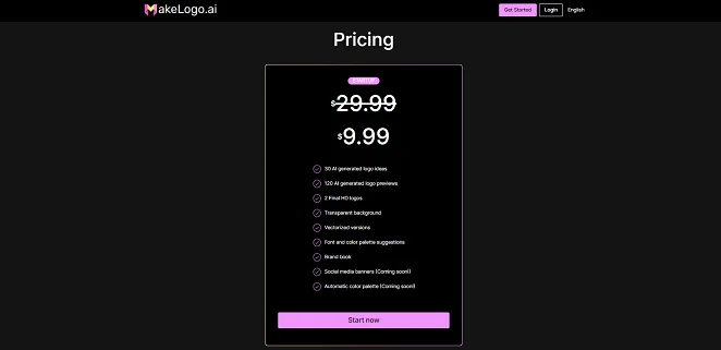 MakeLogoAI Pricing