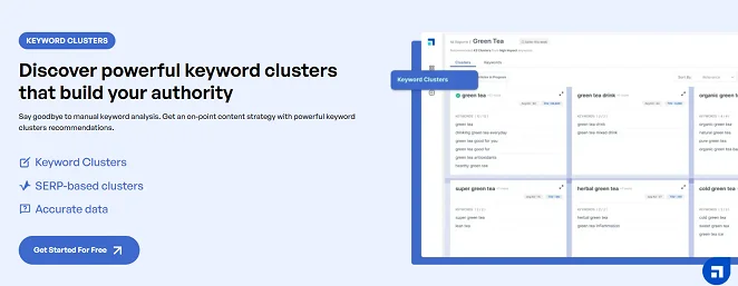 keyword finder for cluster content