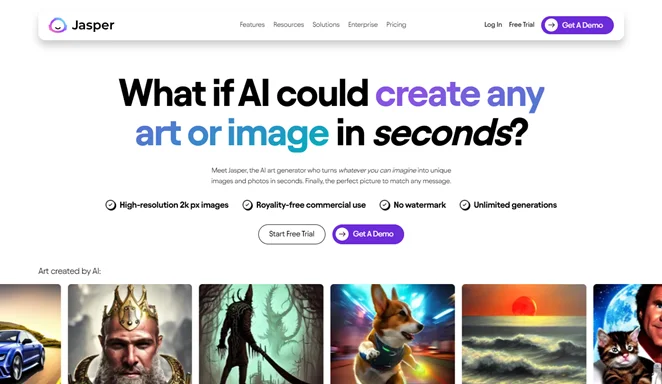 Jasper AI Art