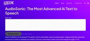 audiosonic ai