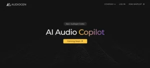 Audiogen homepage