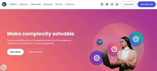 Boomi homepage