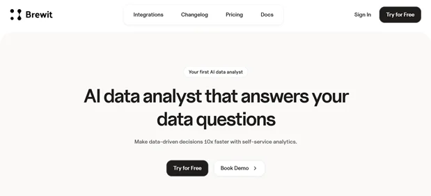 Brewit homepage