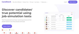 Canditech homepage