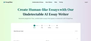EssayFlow homepage
