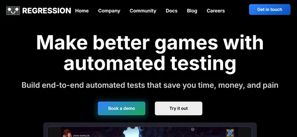 Regression homepage