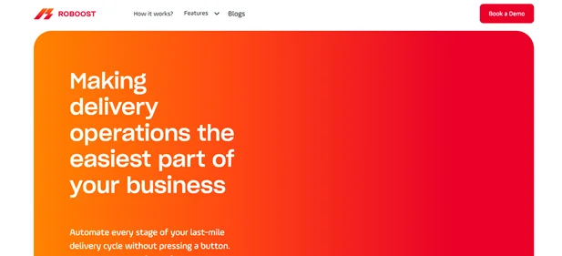 Roboost homepage