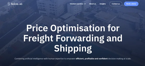 Solvo homepage