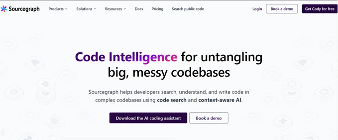 Sourcegraph homepage