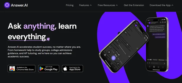 Answer AI homepage