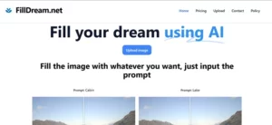 FillDream homepage