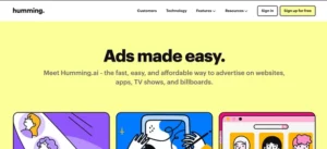 Humming homepage