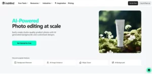 InsMind homepage