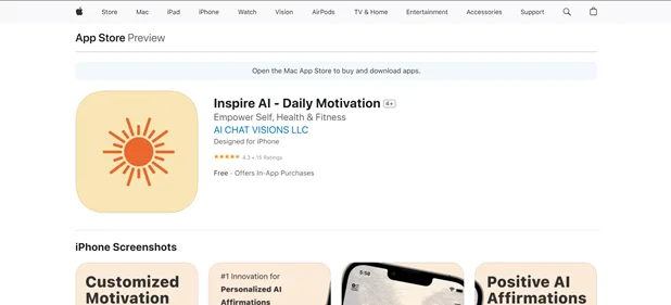 InspireAI homepage