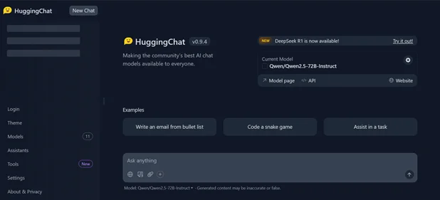 huggingchat