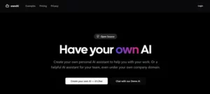 ownAI homepage