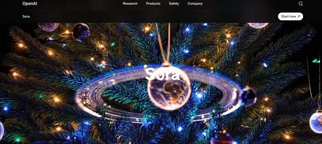 sora homepage