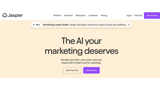 Jasper AI – Ideal for Scriptwriting and Story Development