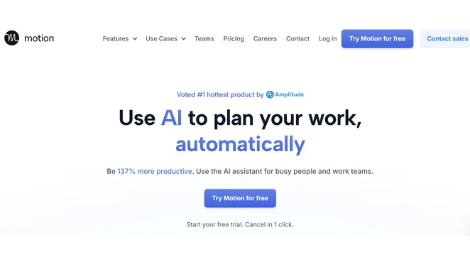 Motion AI Productivity Assistant