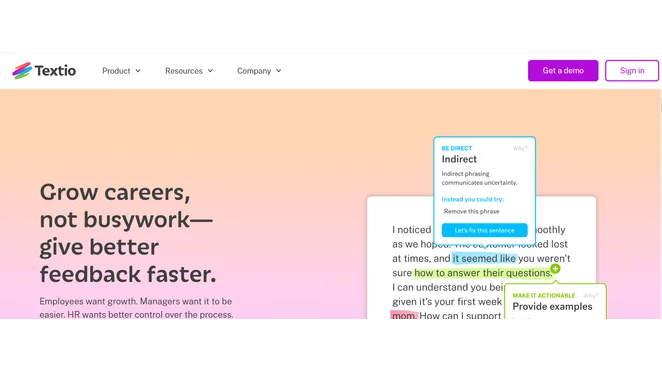Textio AI AI for Bias Free Hiring