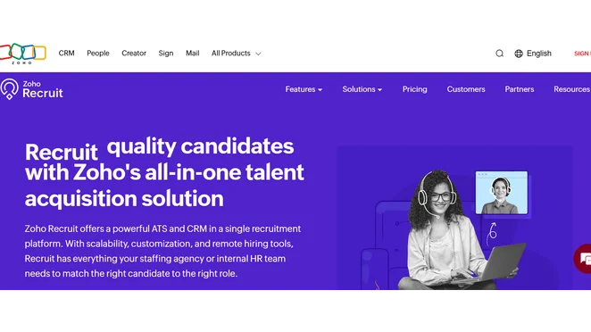 Zoho Hire Candidates With AI