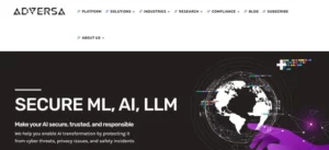 Adversa homepage