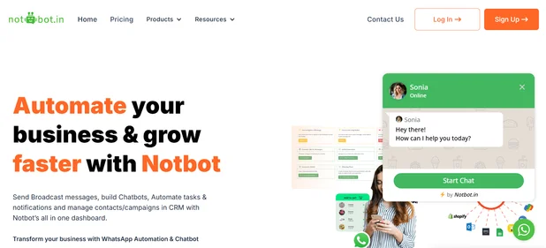 Notbot homepage