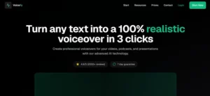 Voicefy homepage
