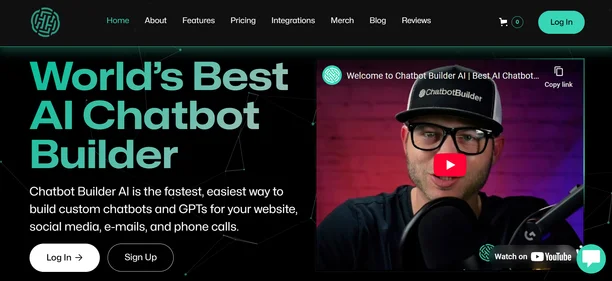 ChatGPTBuilder homepage