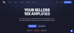 Claap 2.0 homepage