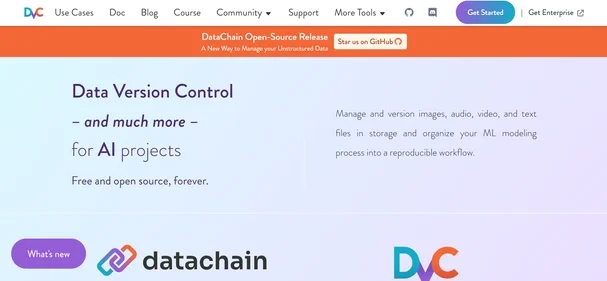 DVC AI homepage