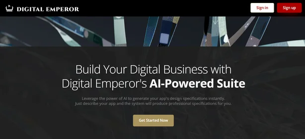 Digital Emperor homepage