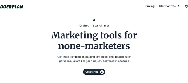 Doerplan homepage