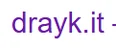 Drayk It logo