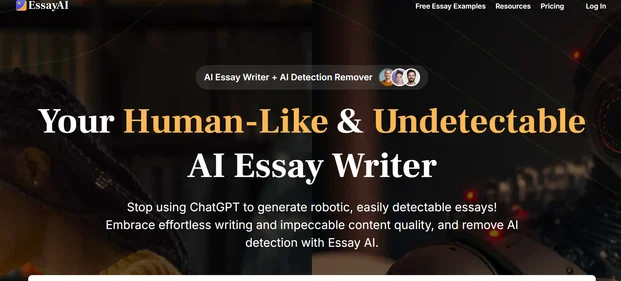 EssayAI homepage
