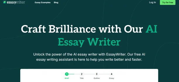 EssayWriter.io homepage