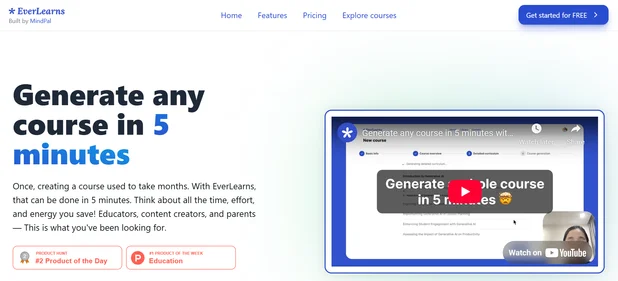 Everlearns Studio homepage