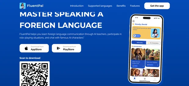 FluentPal homepage