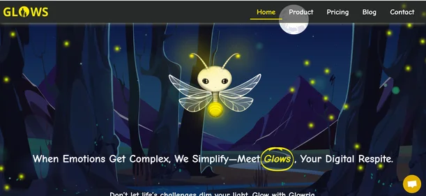 Glows.homepage