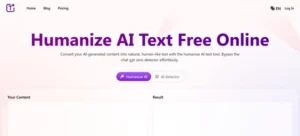 HumanizeIM homepage