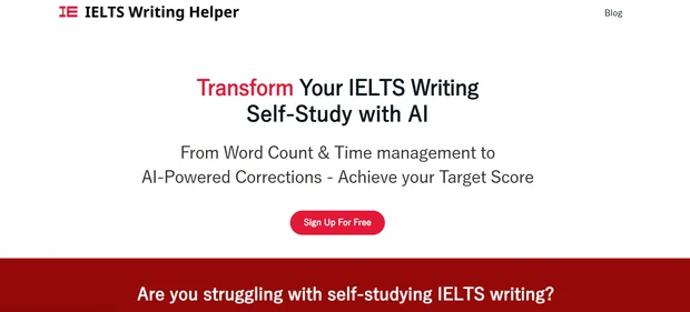 IELTS Writing Helper homepage