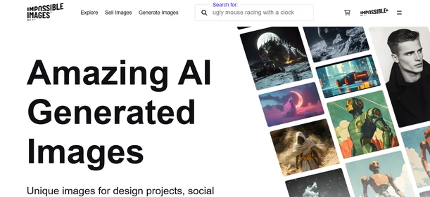 Impossible Images homepage