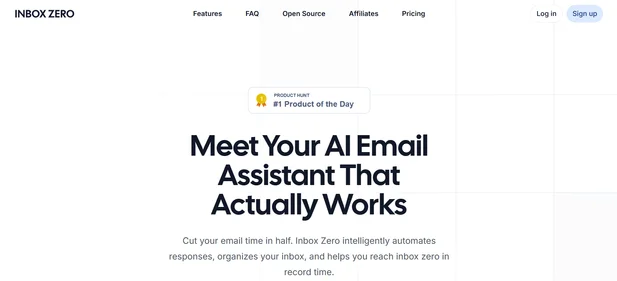 Inbox Zero homepage