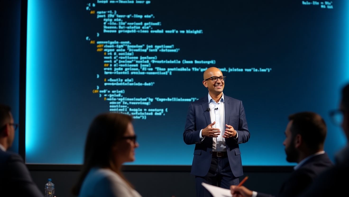 Nadella Reveals Nearly 30% of Microsoft’s Code Is AI-Written