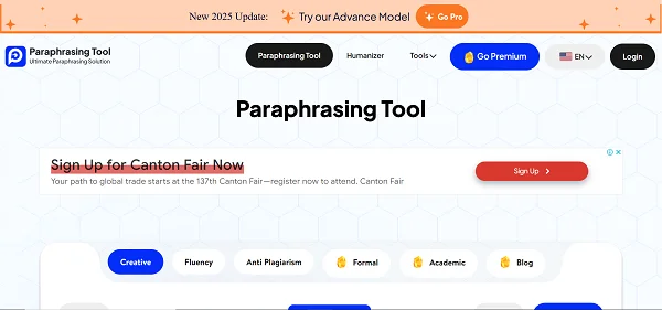 Paraphrasing Tool